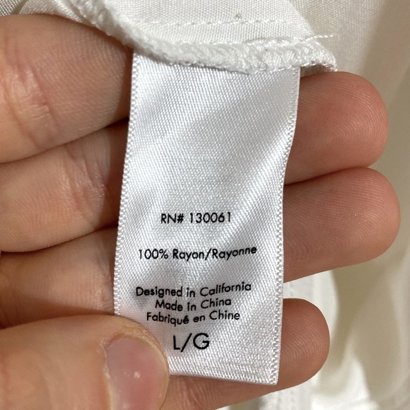 NWT LSPACE Emma Maxi Boho Lightweight Slit Summer Beach Coverup Dress Size Large - Picture 16 of 16